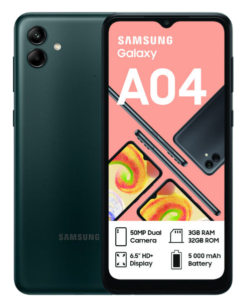 Galaxy A04 32GB Dual Sim Green Cellphone