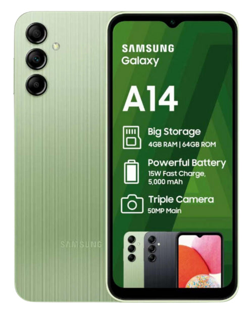 Galaxy A14 Dual Sim  64GB Green Cellphone  NL