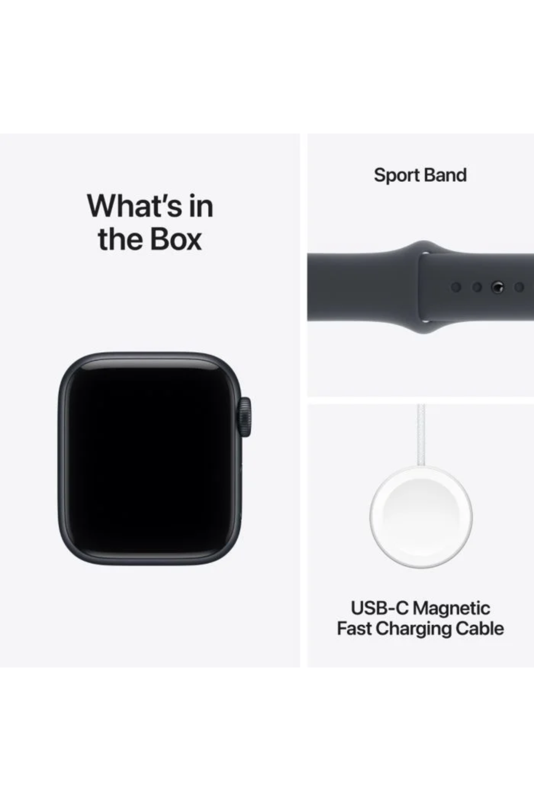 SE 3 GPS 40MM Midnight Aluminum Case With Midnight Sport Band - S/M