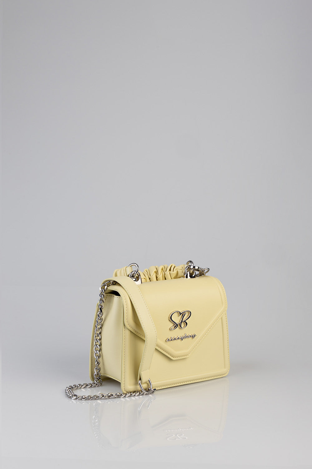 Primrose Mini Bag With Pompom Strap - Butter Yellow