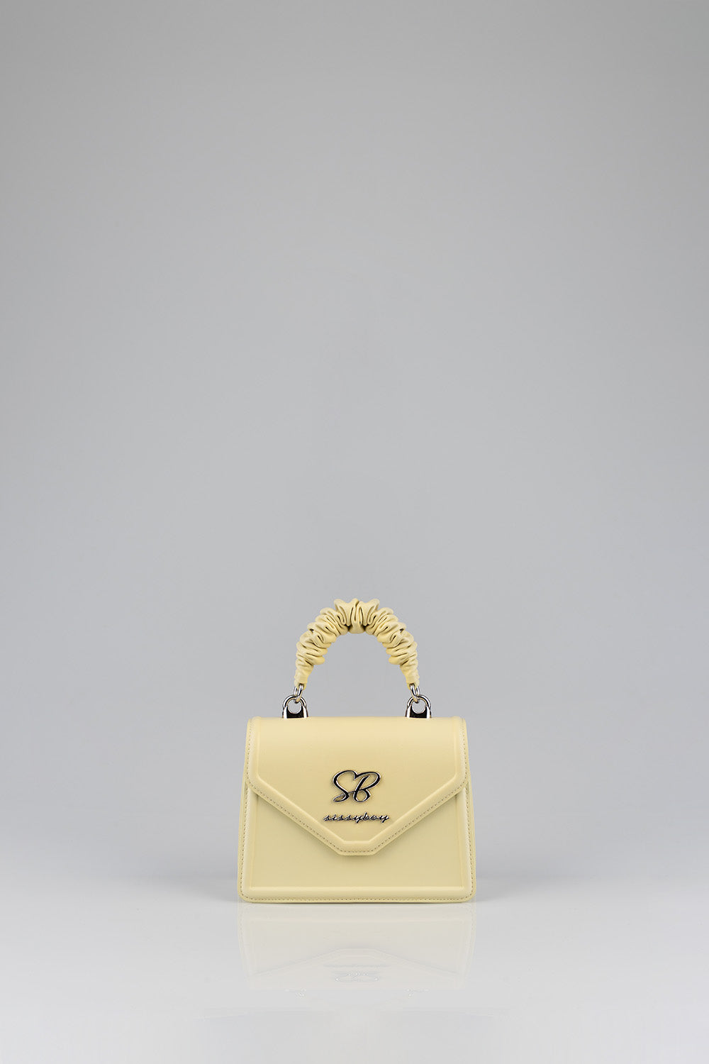 Primrose Mini Bag With Pompom Strap - Butter Yellow