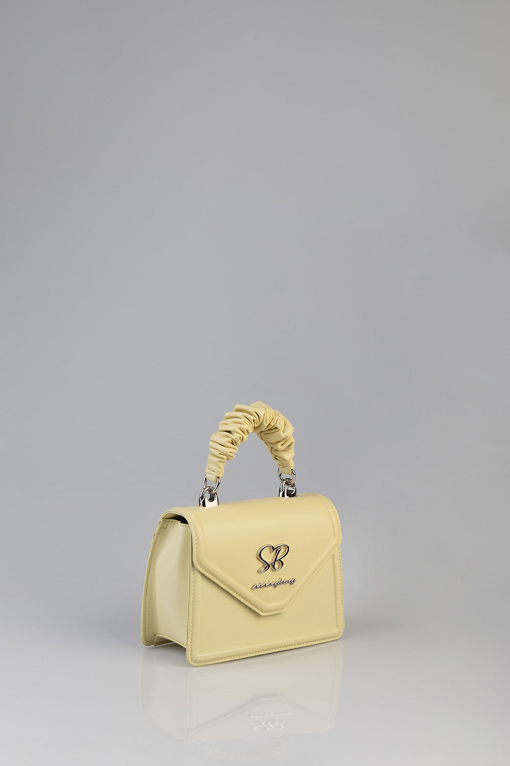 Primrose Mini Bag With Pompom Strap - Butter Yellow