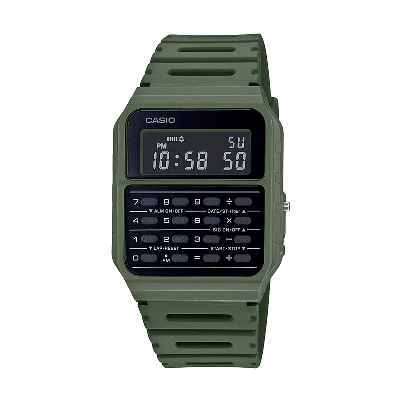 Retro Dial Digital Watch - Silver