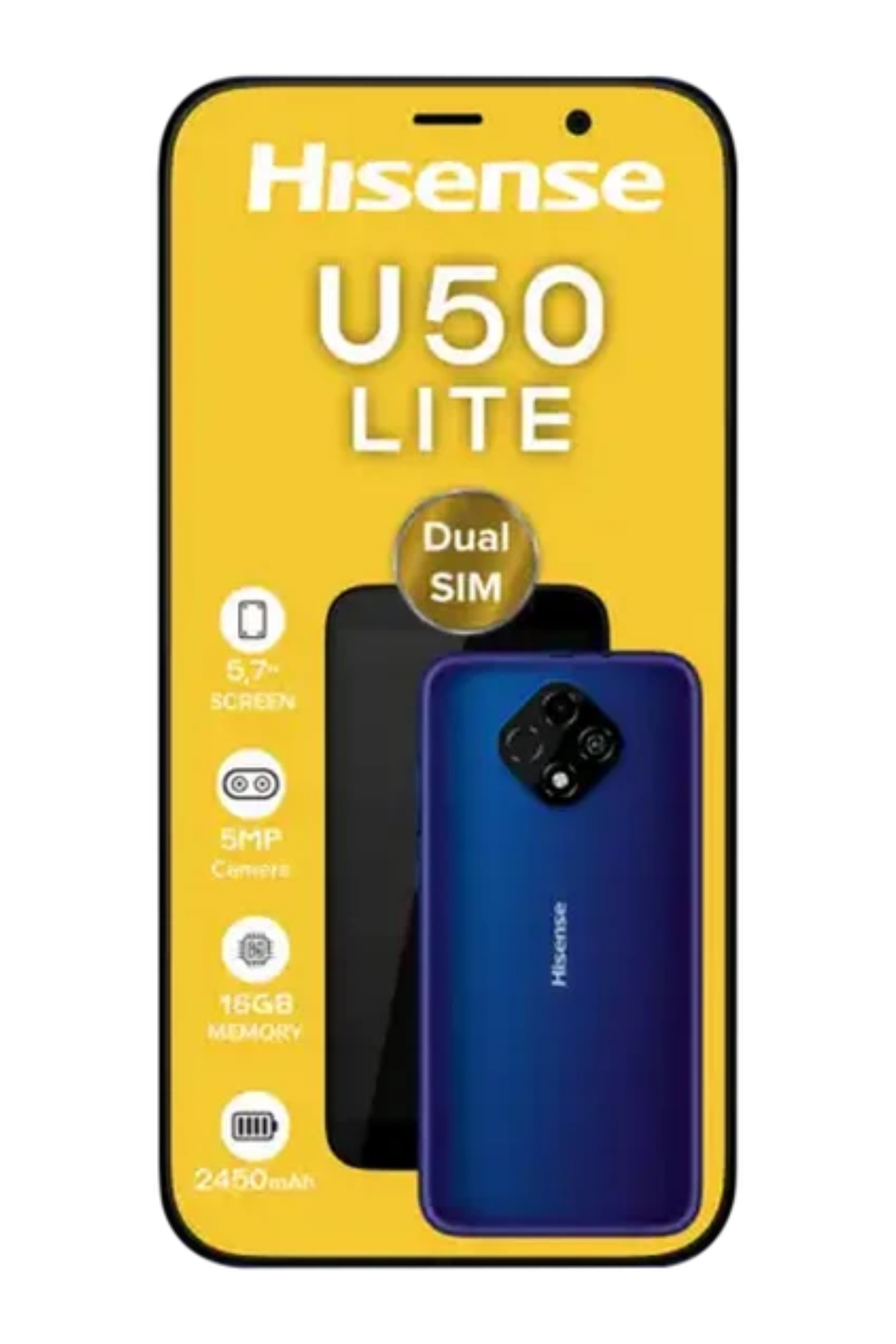 U50 Lite Cellphone - Blue