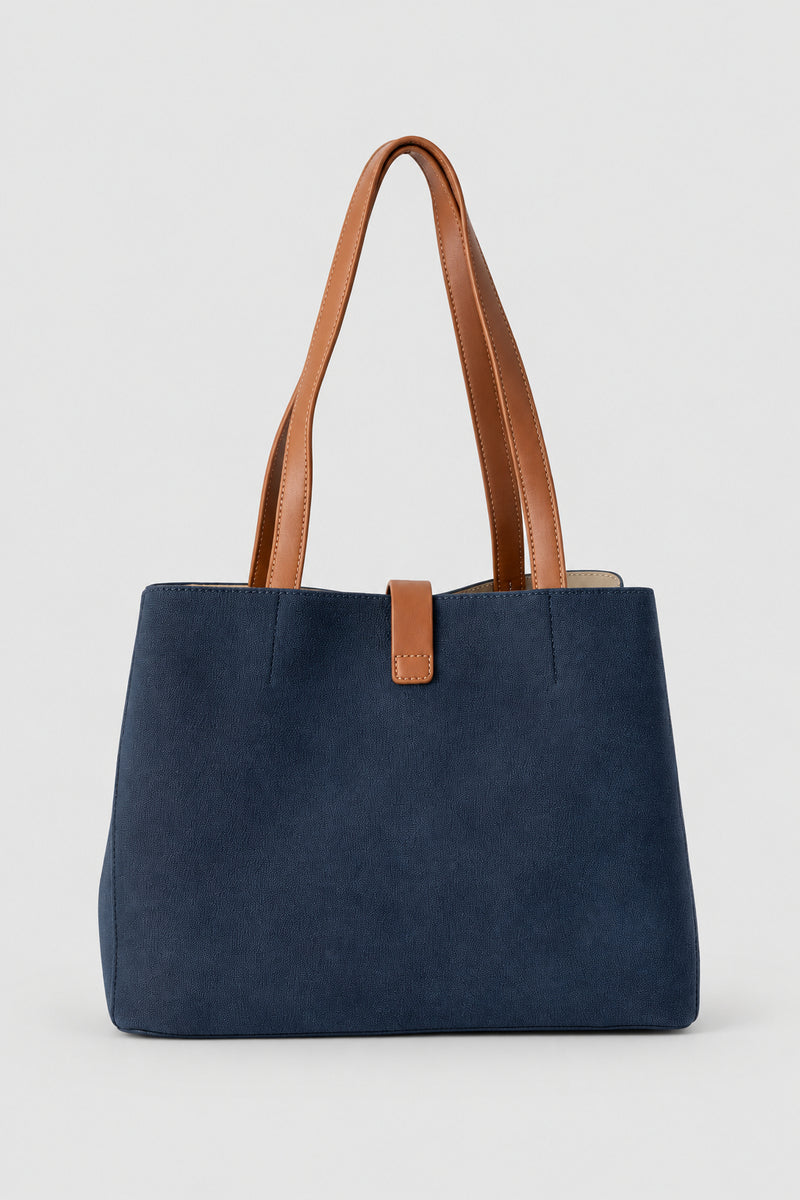 Elara Tote Bag - Denim