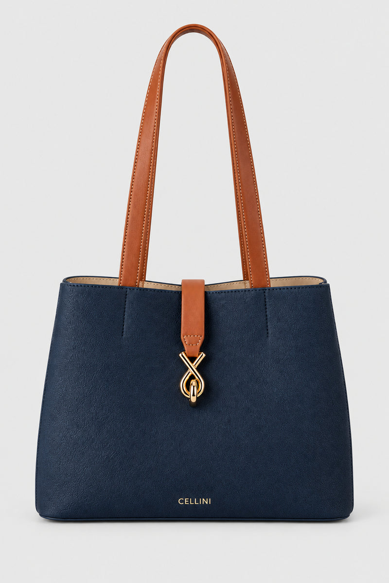 Elara Tote Bag - Denim