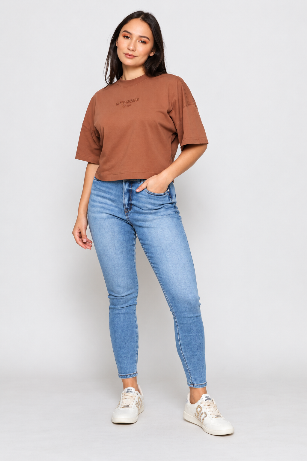 Penelope Boxy T-Shirt - Coffee