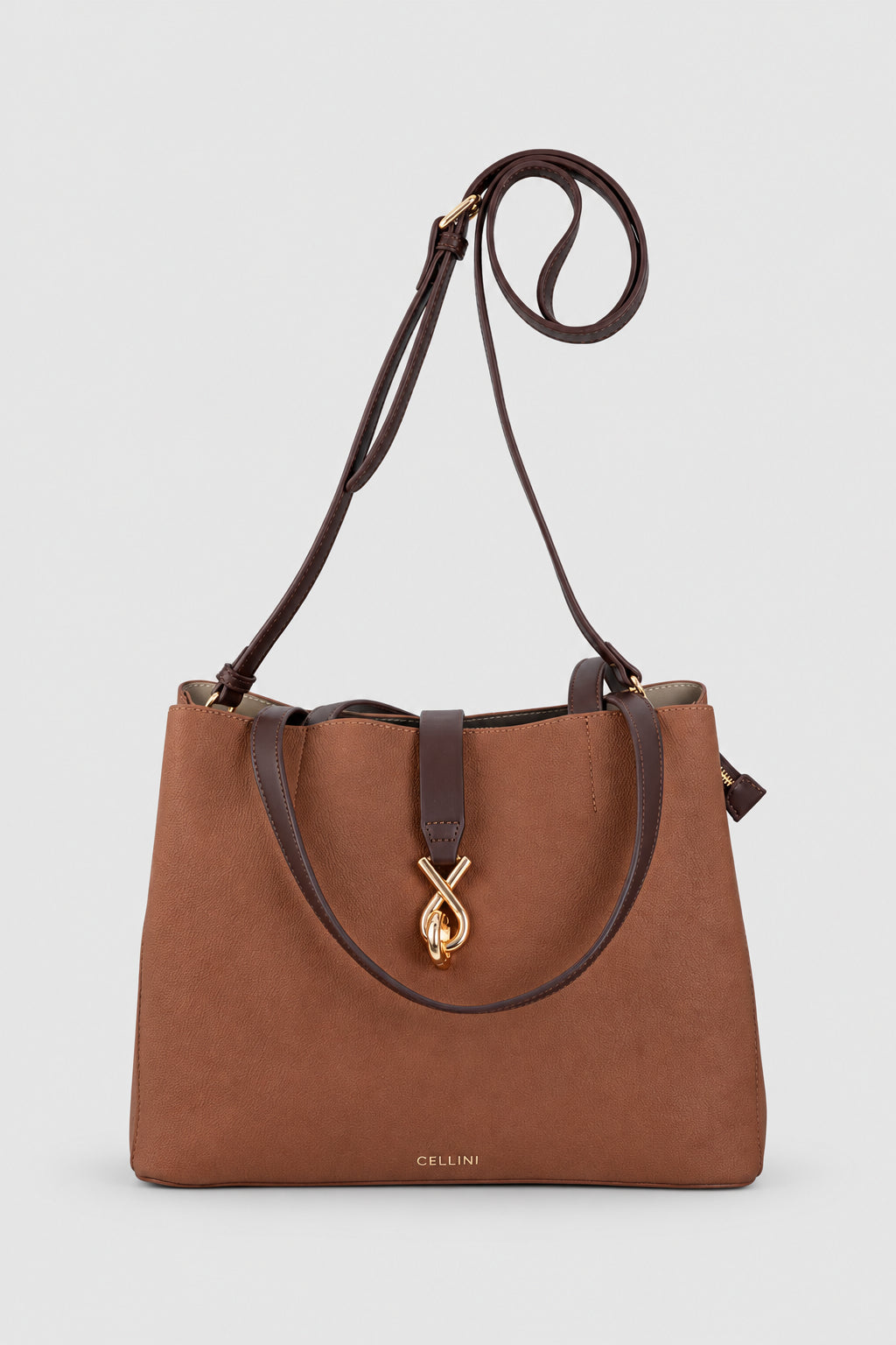 Elara Tote Bag - Tan