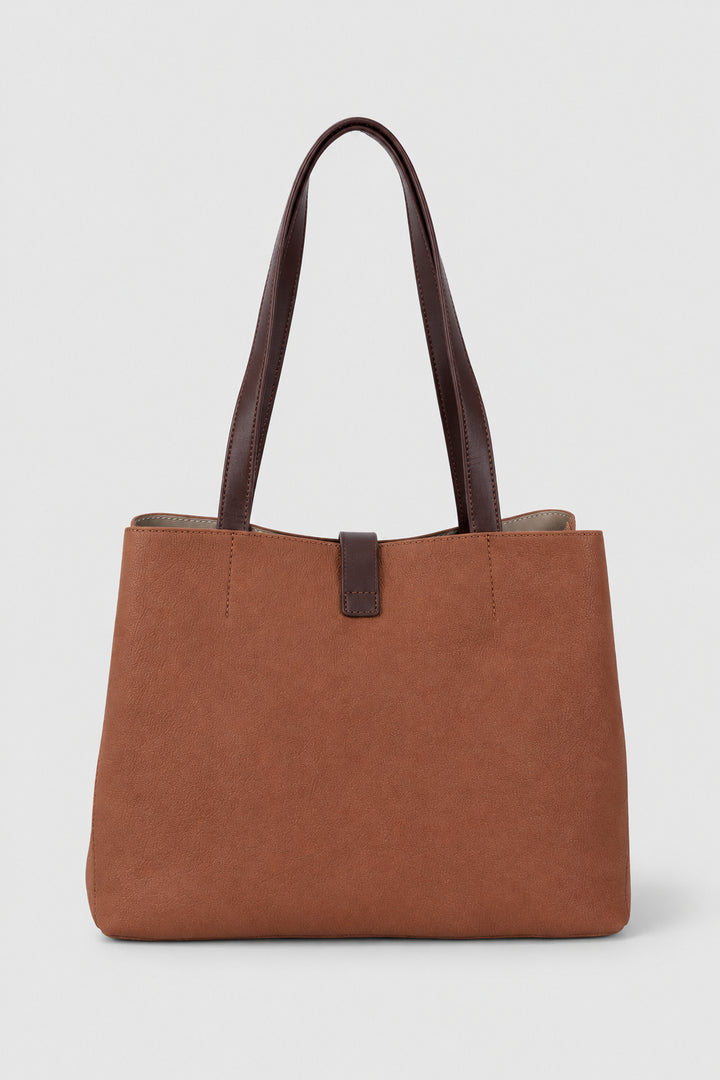 Elara Tote Bag - Tan