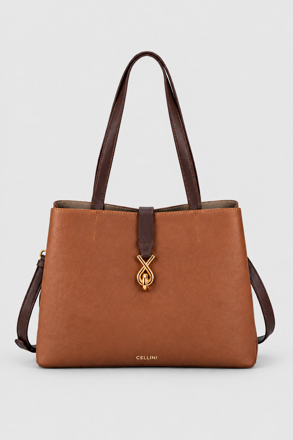 Elara Tote Bag - Tan