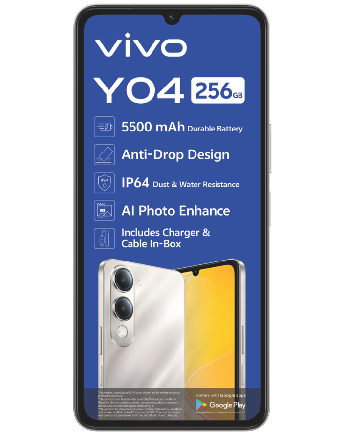 Y04 4GB 256GB Box Deal - Gold