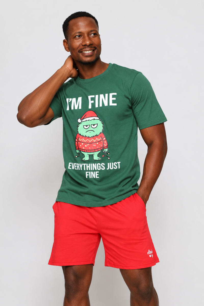 Festive Monster T-Shirt - Green