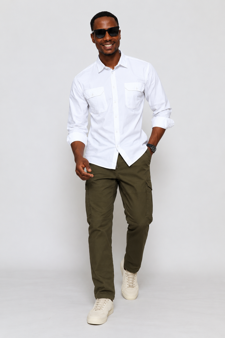 Uncuffed Cargo Jogger - Fatigue
