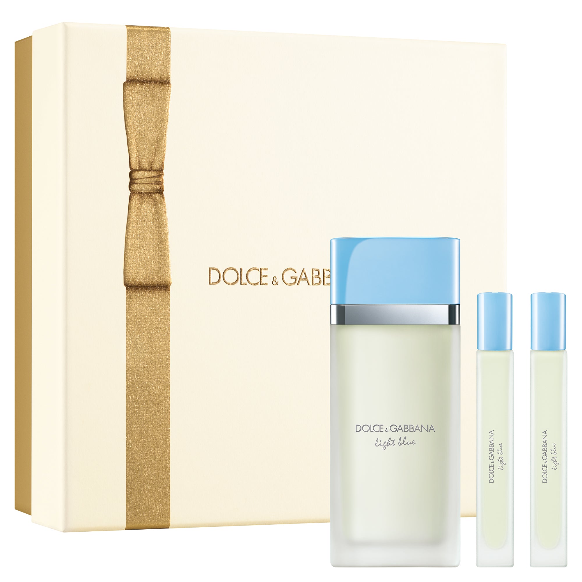 DOLCE & GABBANA Light Blue セット Ladies Light Blue Eau de Toilette For Women - 100ML Gift Set – Edgars