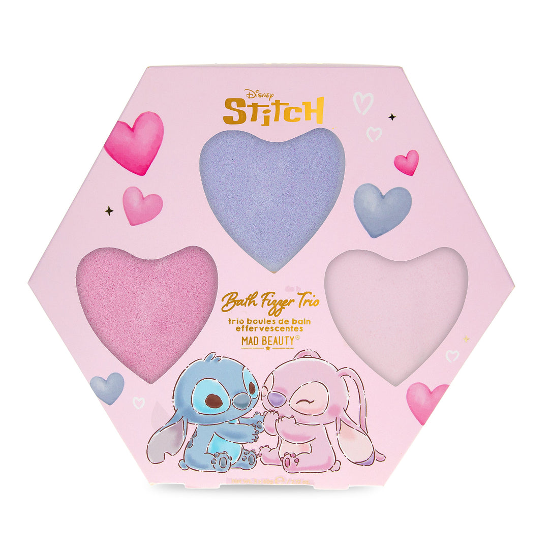 Disney I Heart Stitch Bath Fizzers Trio - Peony & Cherry Blossom