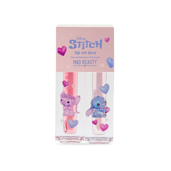 Disney I Heart Stitch Lip Oil Duo - Rhubarb & Rasberry