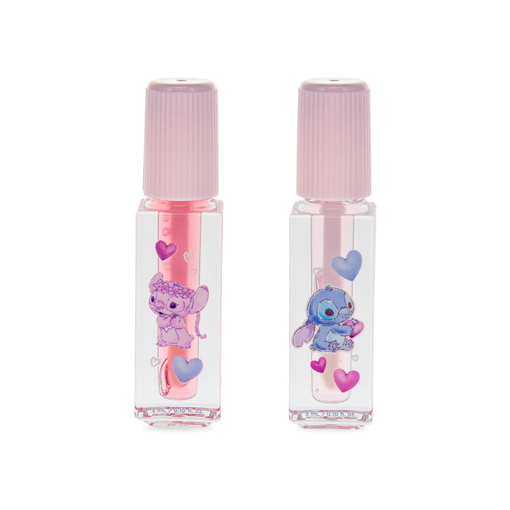 Disney I Heart Stitch Lip Oil Duo - Rhubarb & Rasberry