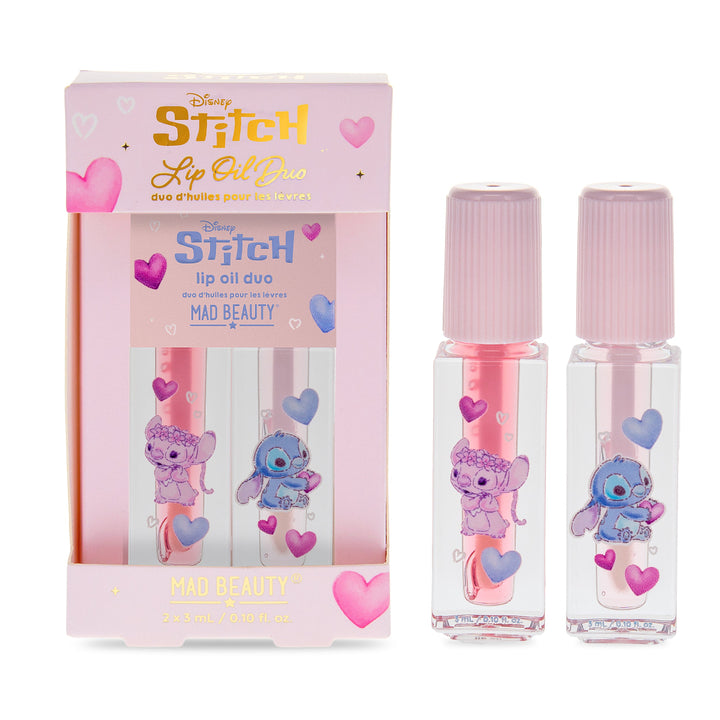 Disney I Heart Stitch Lip Oil Duo - Rhubarb & Rasberry