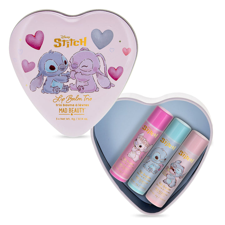 Disney I Heart Stitch Lip Balm Trio Set