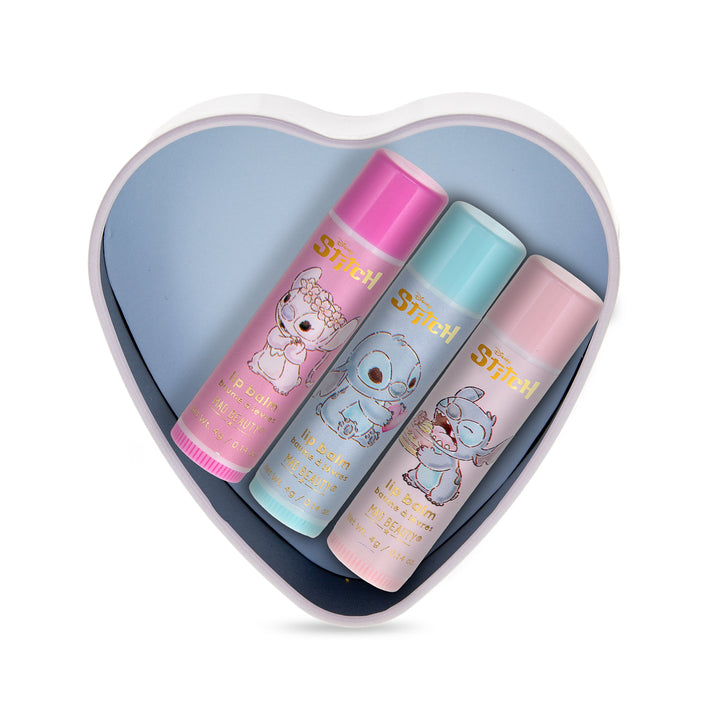 Disney I Heart Stitch Lip Balm Trio Set