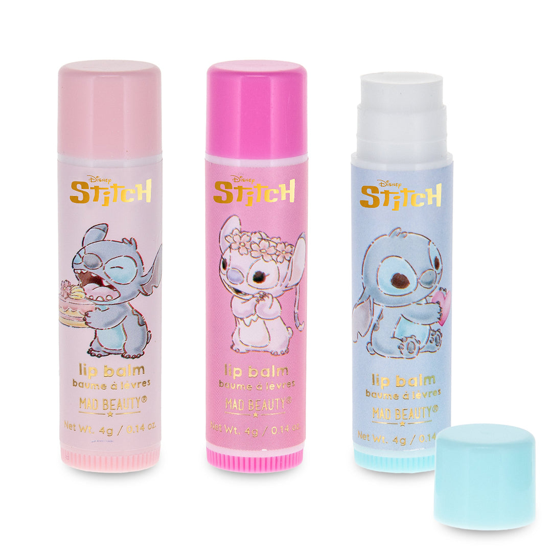 Disney I Heart Stitch Lip Balm Trio Set