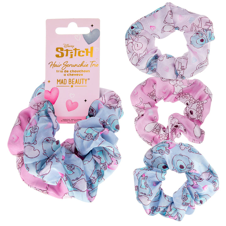 Disney I Heart Stitch Scrunchie Trio