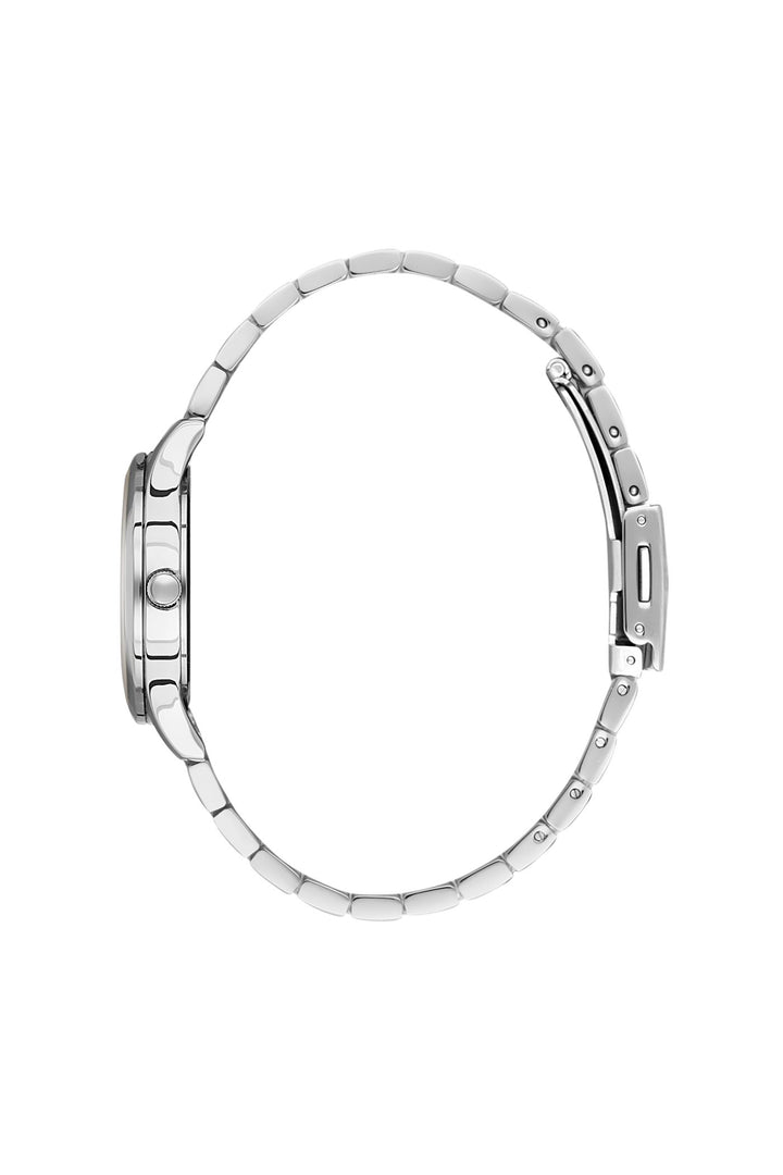 Silver Case & Dial With Stainless Steel Bracelet - Silver
