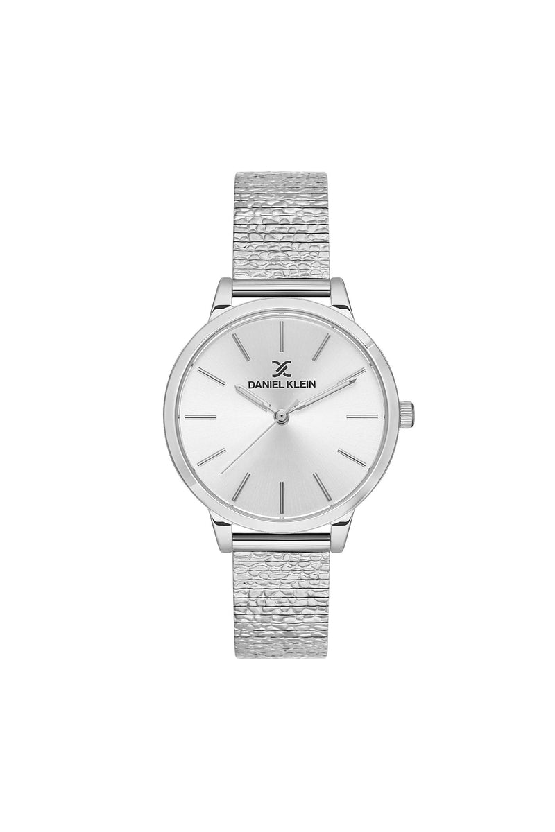 Silver Case & Dial Stainless Steel Strap Watch - Silver