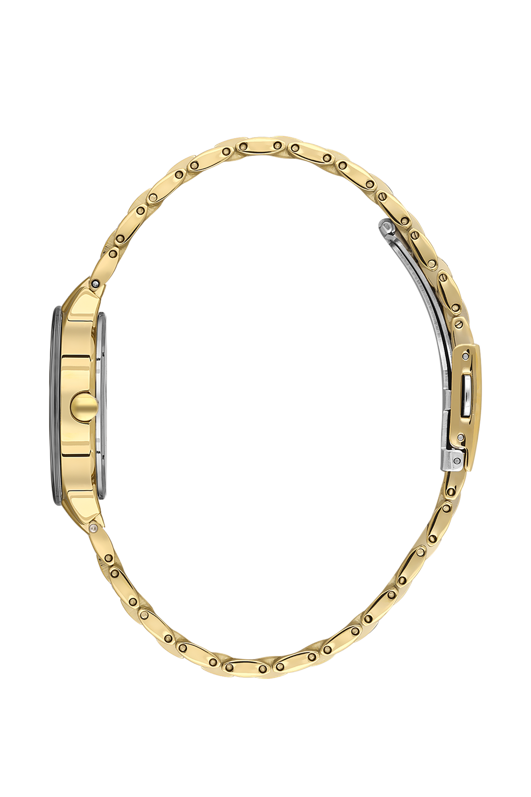 Gold Black Dial Bracelet Watch - Gold