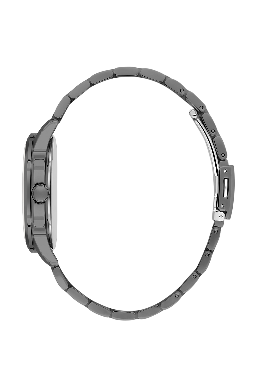 Gunmetal Case & Blue Dial Watch - Gunmetal