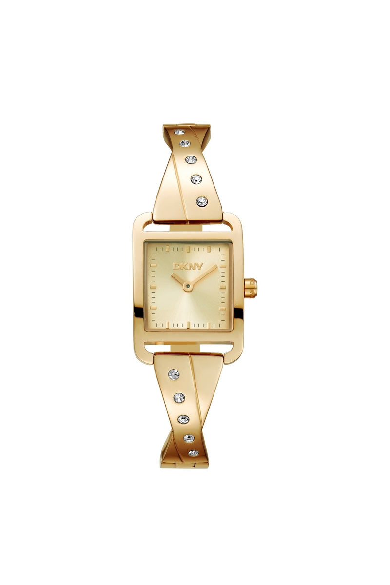 Iconic Square Gold Case & Dial With Gold Bracelet - Gold