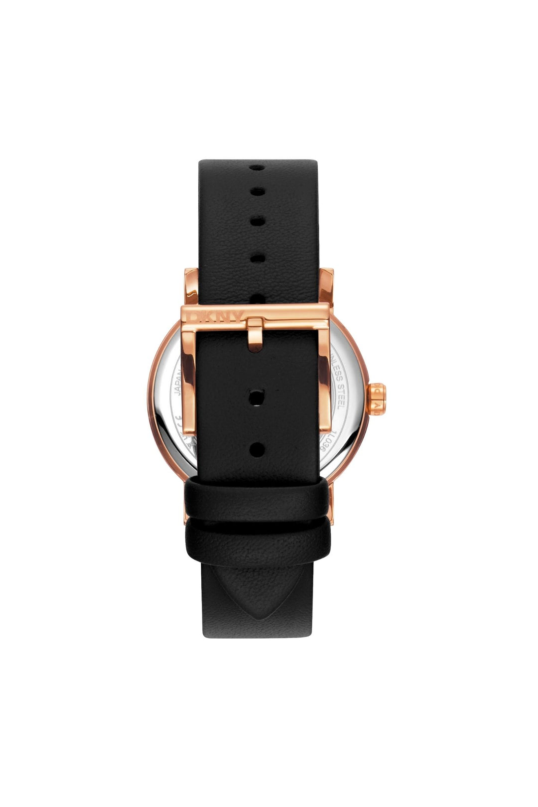 Urban Rose Gold Case & Black Date Dial Watch - Black