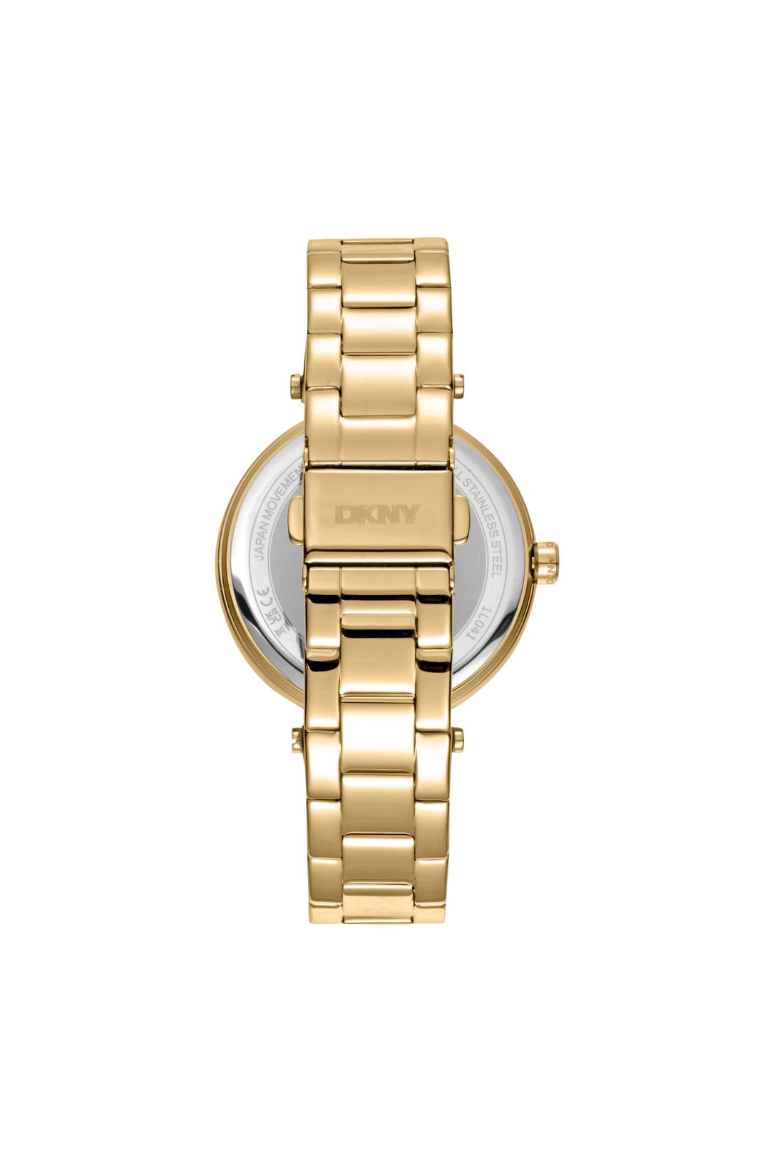 Logo Gold Case & Silver White Dial With Gold Bracelet - Gold