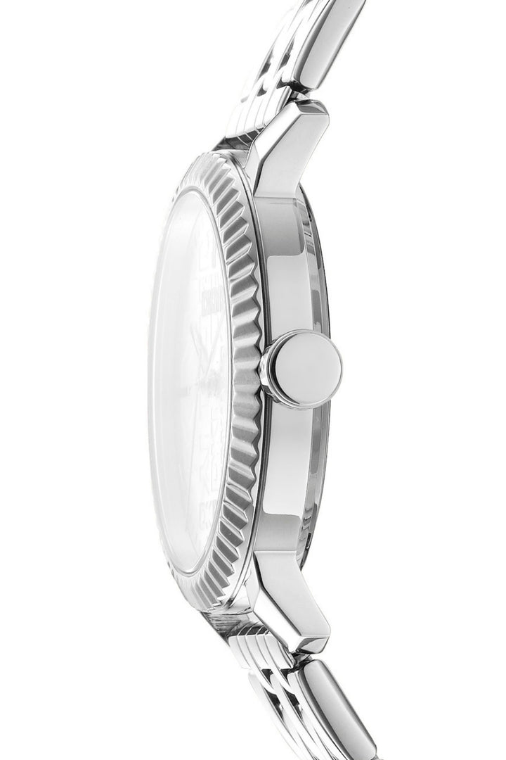 Everyday Stainless Steel Case Silver Logo Dial & Stainless Steel Bracelet - Silver