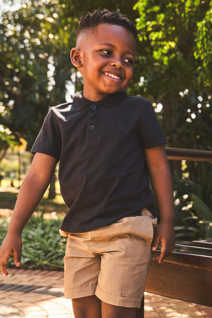 Pre-Boys Core Short - Khaki Brown