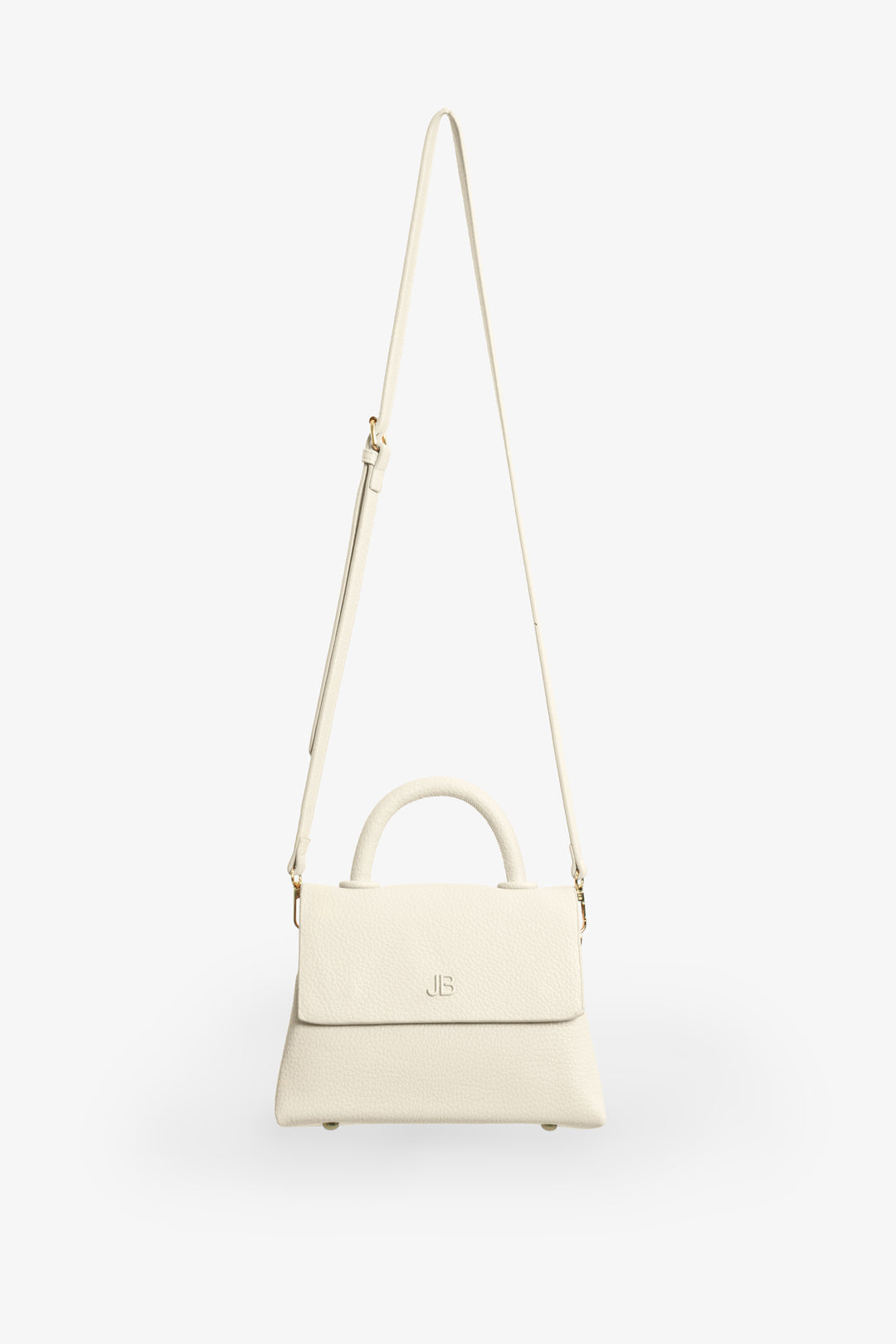 The Small Pebble Hailey Bag - Cream