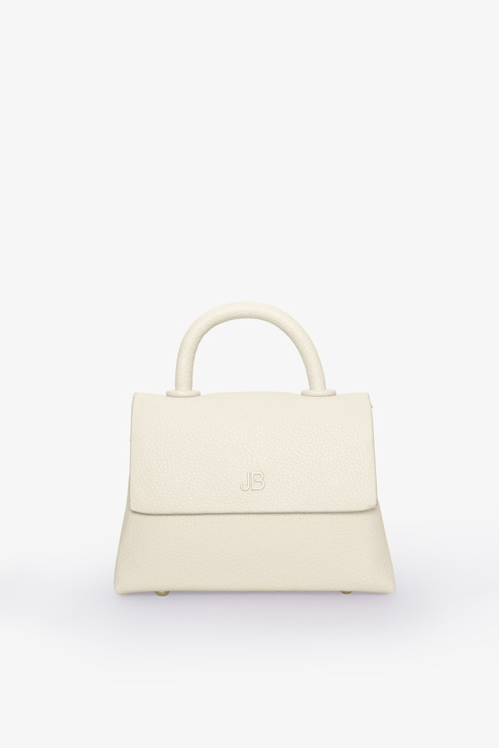 The Small Pebble Hailey Bag - Cream