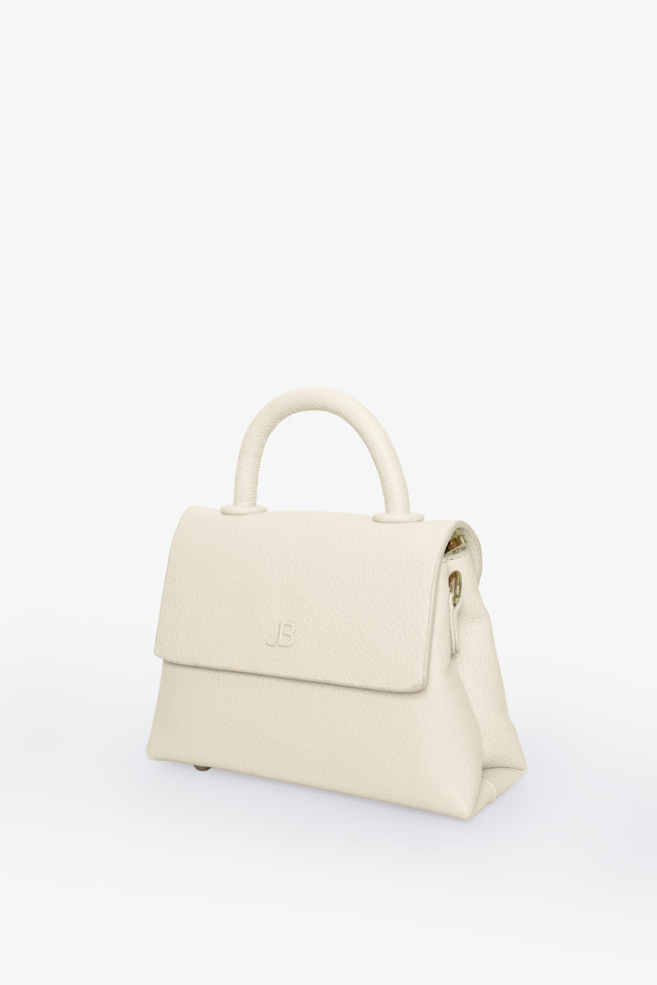 The Small Pebble Hailey Bag - Cream