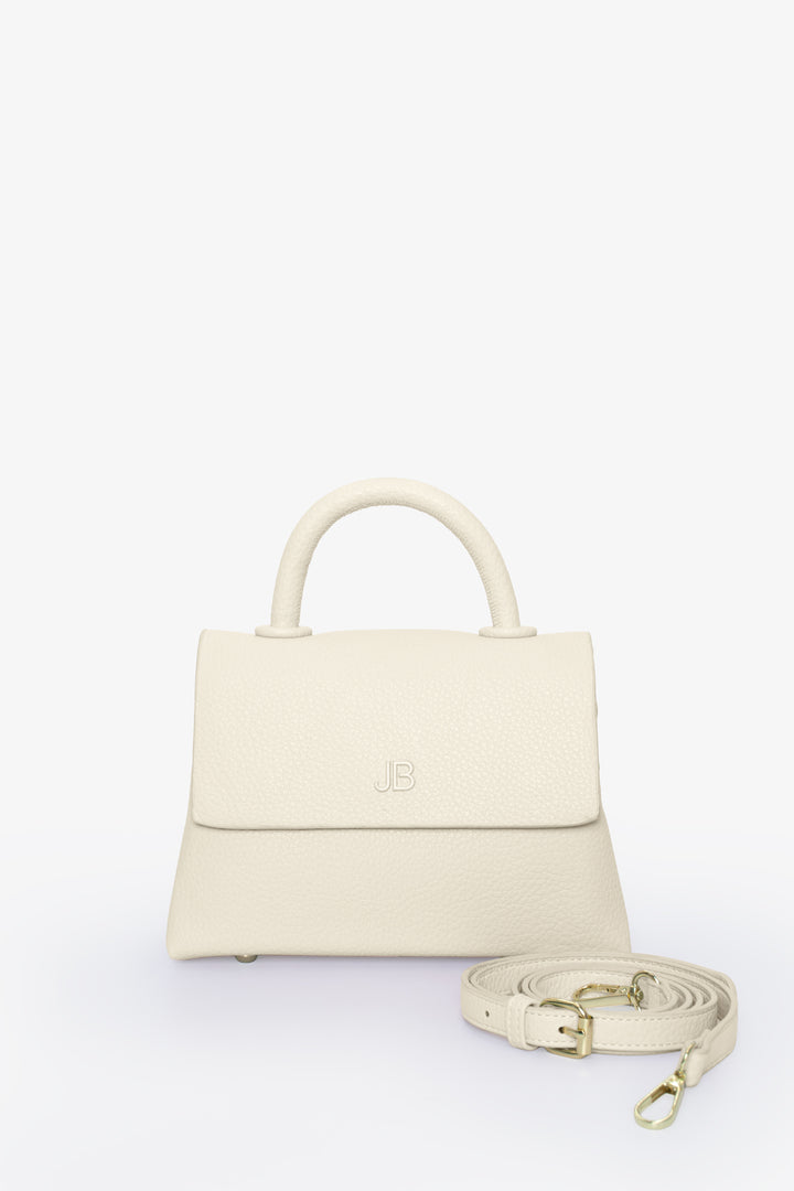 The Small Pebble Hailey Bag - Cream