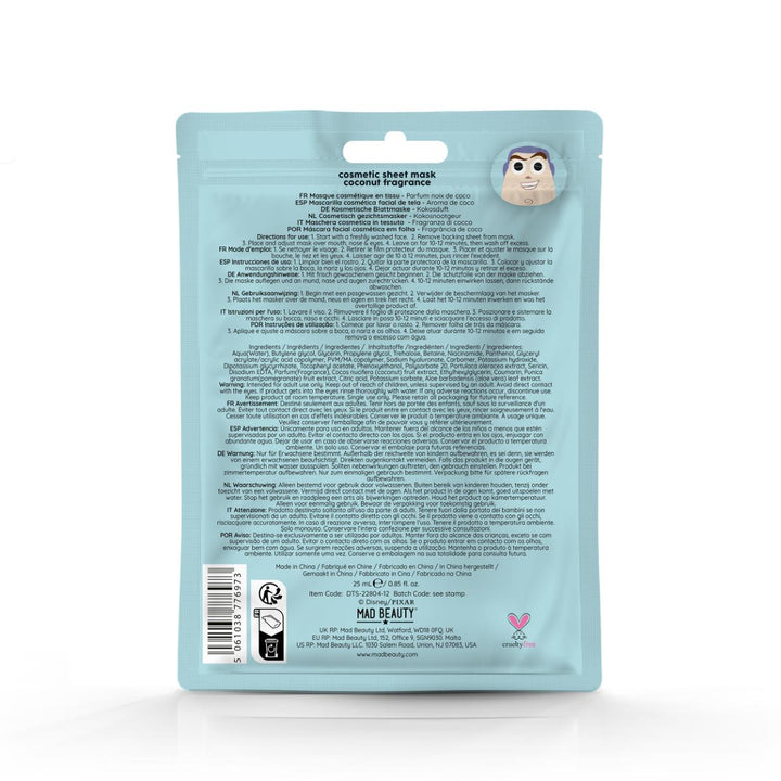 Toy Story Cosmetic Face Mask Buzz