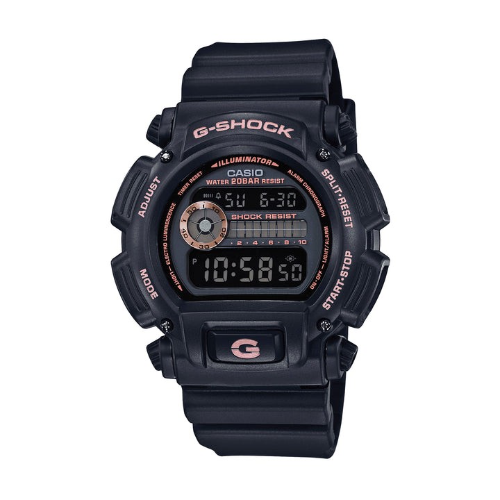 G-Shock Black Resin With Rose Gold Watch - Black