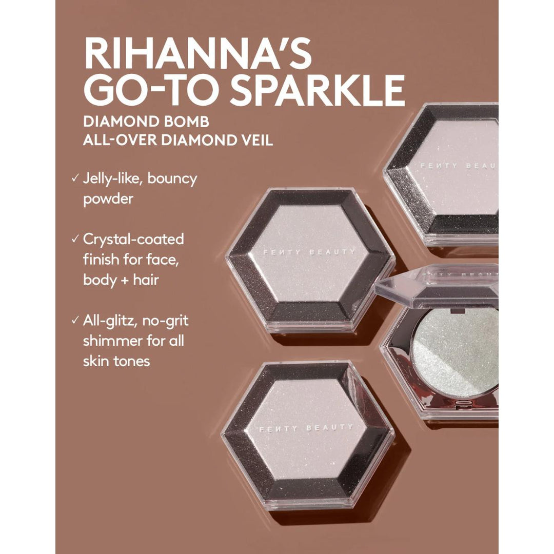 Diamond Bomb All-Over Diamond Veil