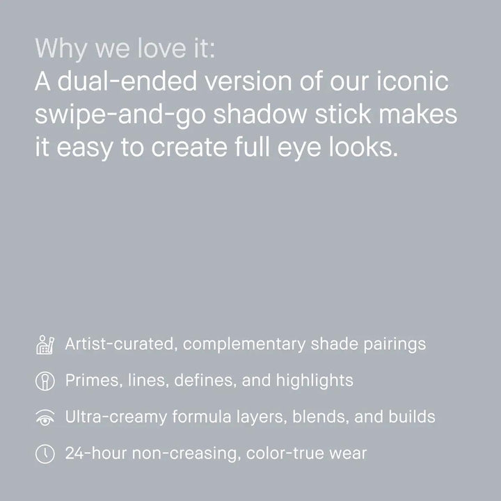 Dual-Ended Long-Wear Cream Shadow Stick