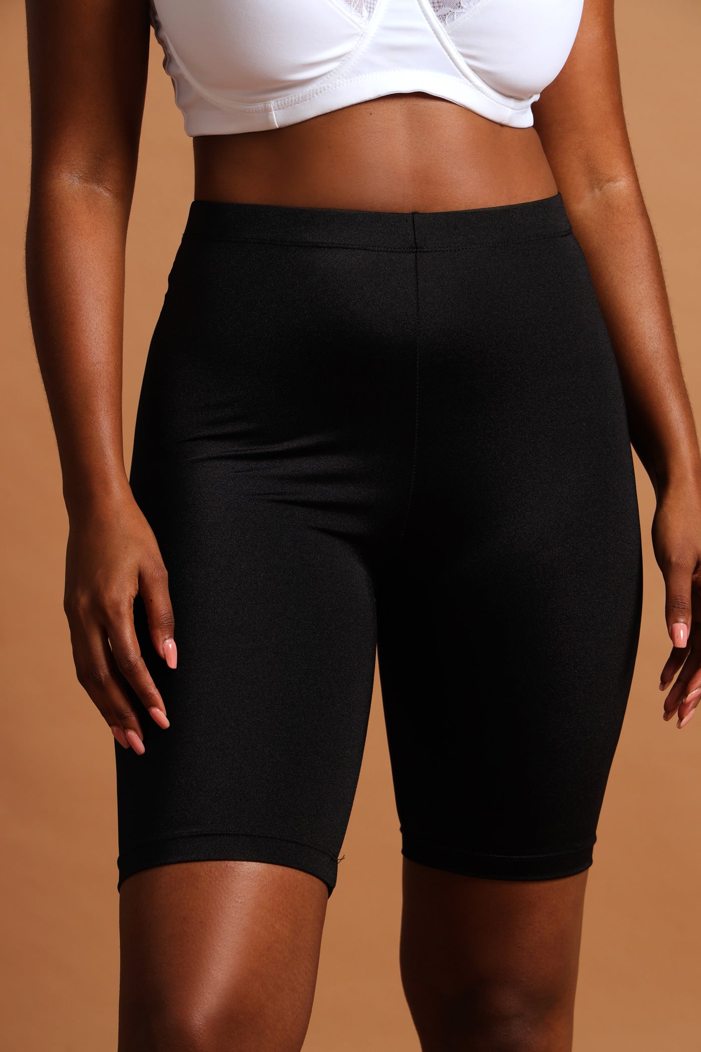 Ladies Ladies 2 Pack Cycling Shorts Shaper - Black/Mocha – Edgars