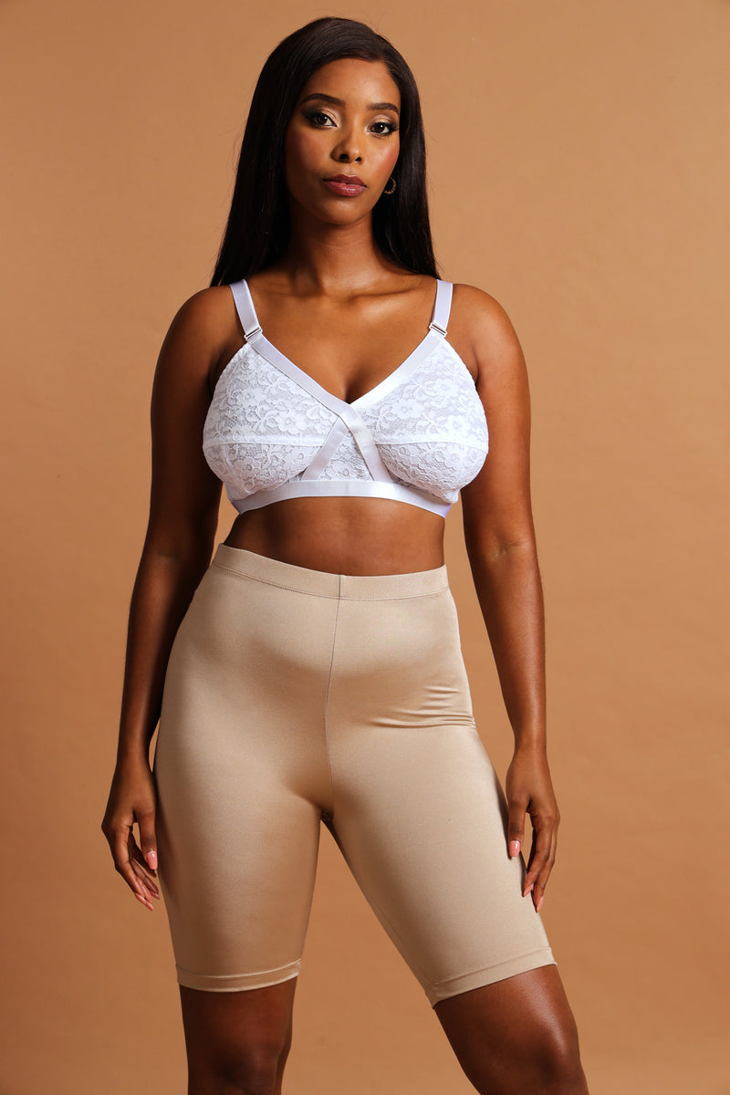 Ladies 2 Pack Cycling Shorts Shaper - Black/Mocha