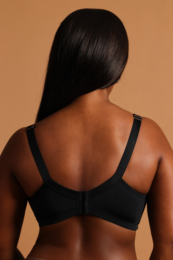 2 Pack M-Frame Total Support Bra - Mocha/Black