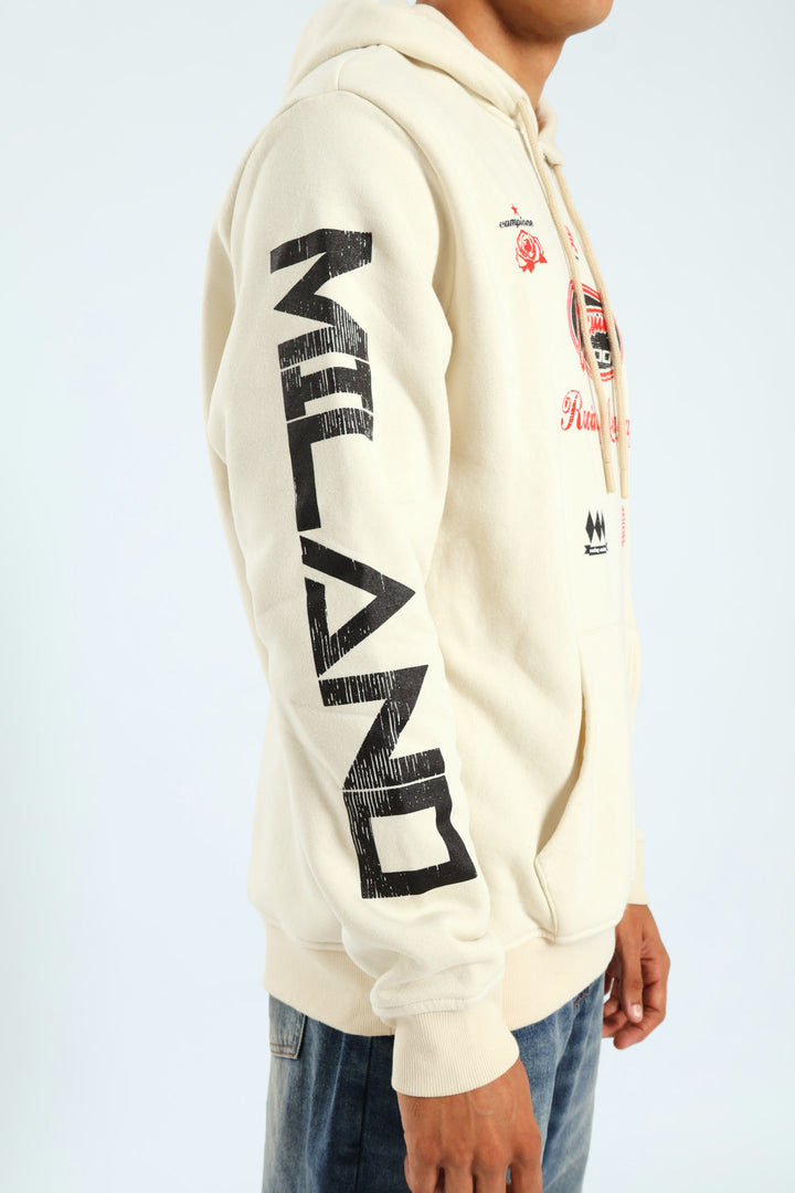 Racing Fashion Hoody - Light Stone