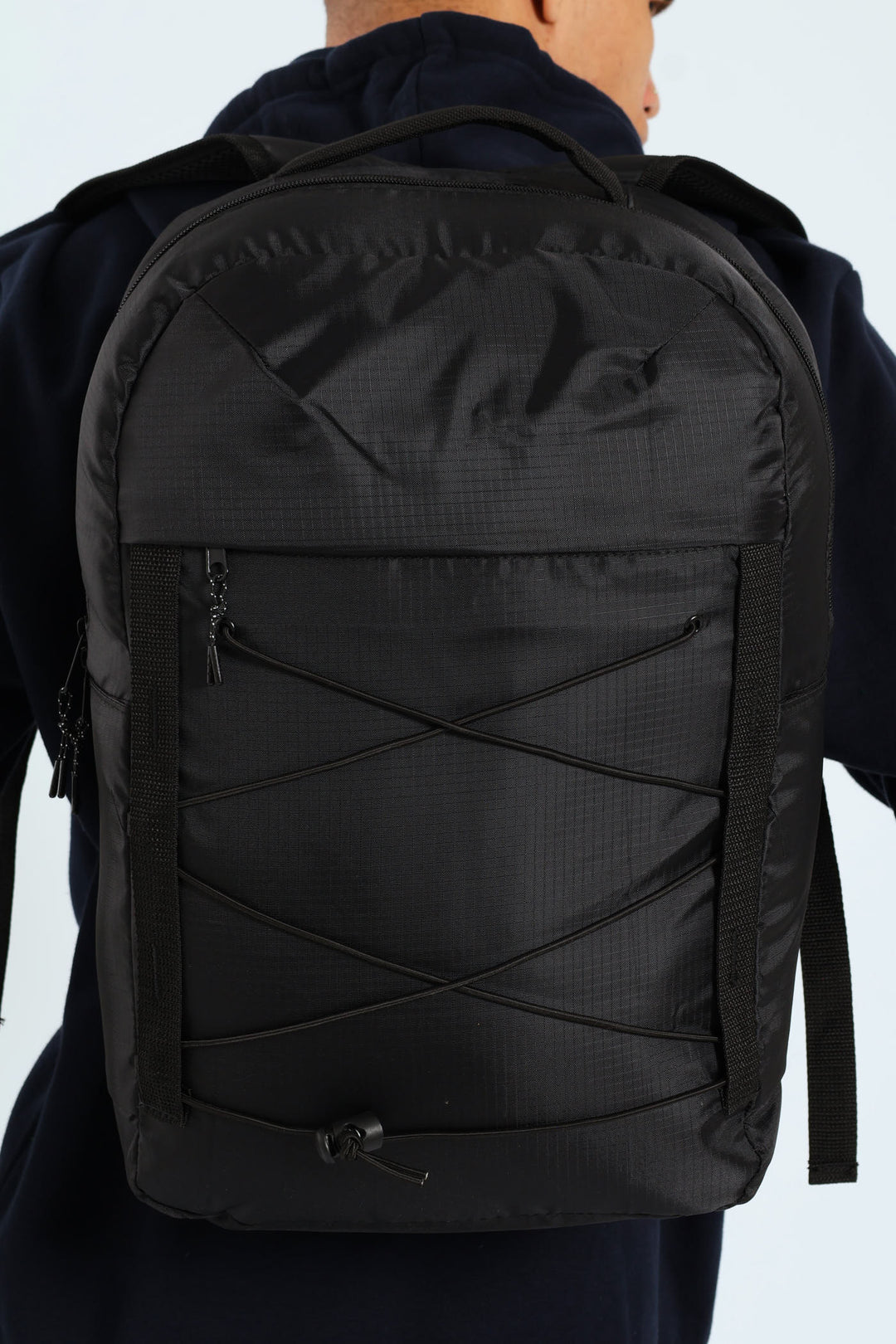 Drawstring Backpack - Black