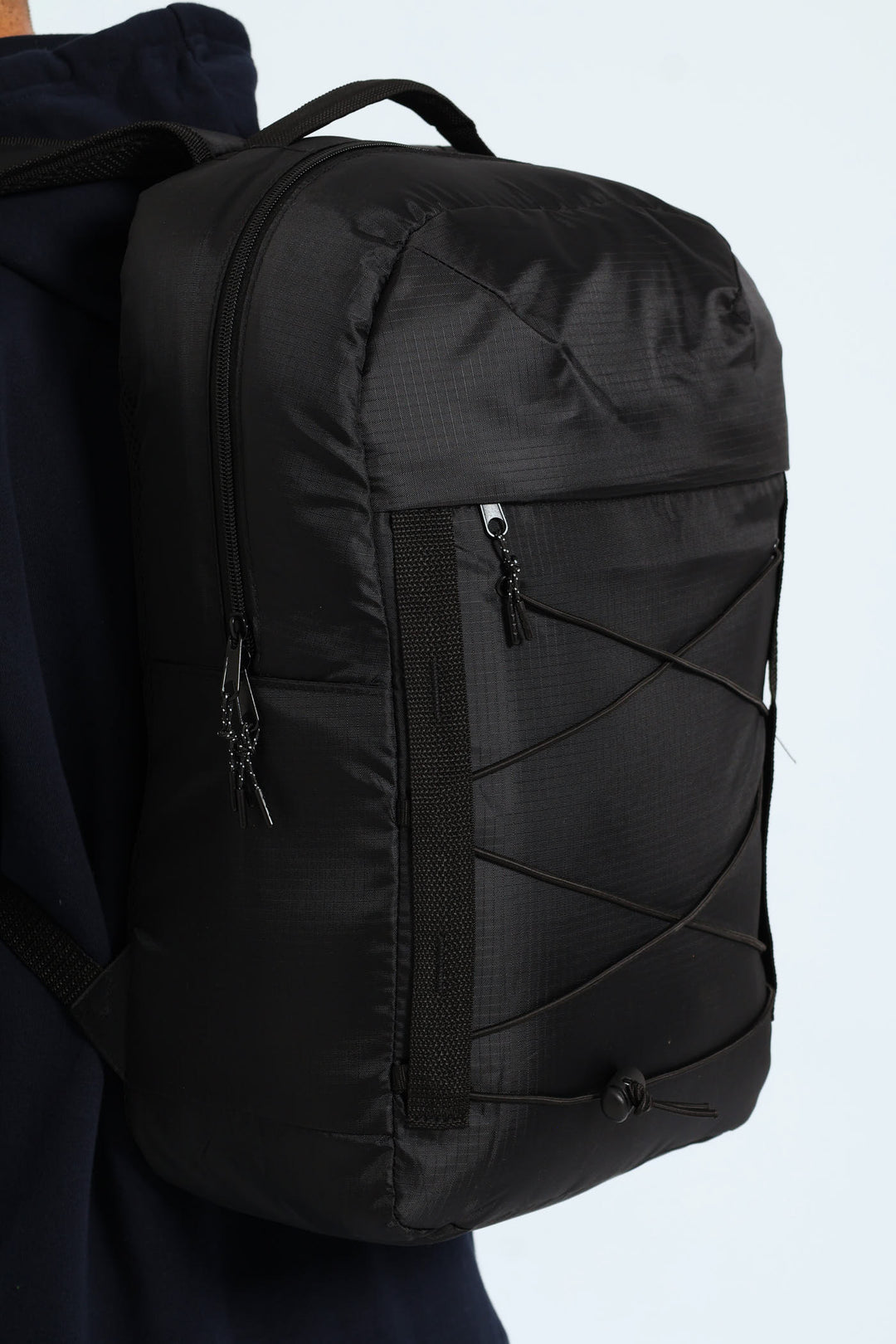 Drawstring Backpack - Black