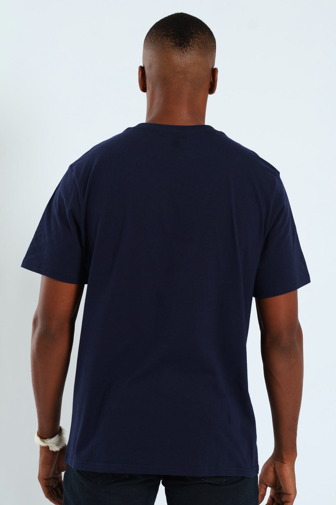 Wings Shield HD Puff Print Tee - Navy